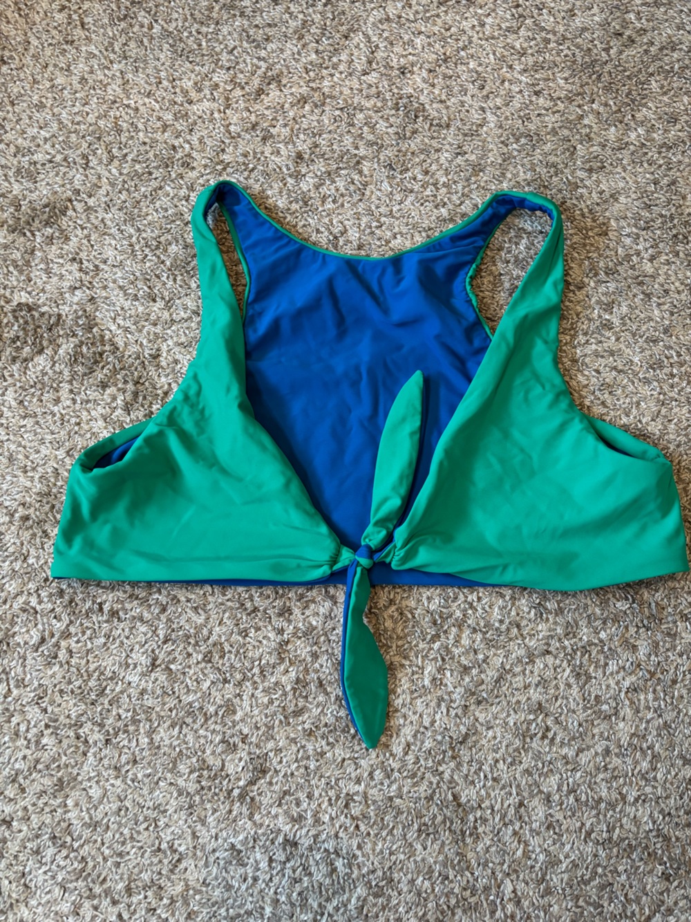 Reversible tire front bikini top